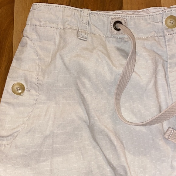 J Crew Light Tan 100% Cotton Deep Buttoned Pockets with Drawstring Waist- 35” - Picture 3 of 10